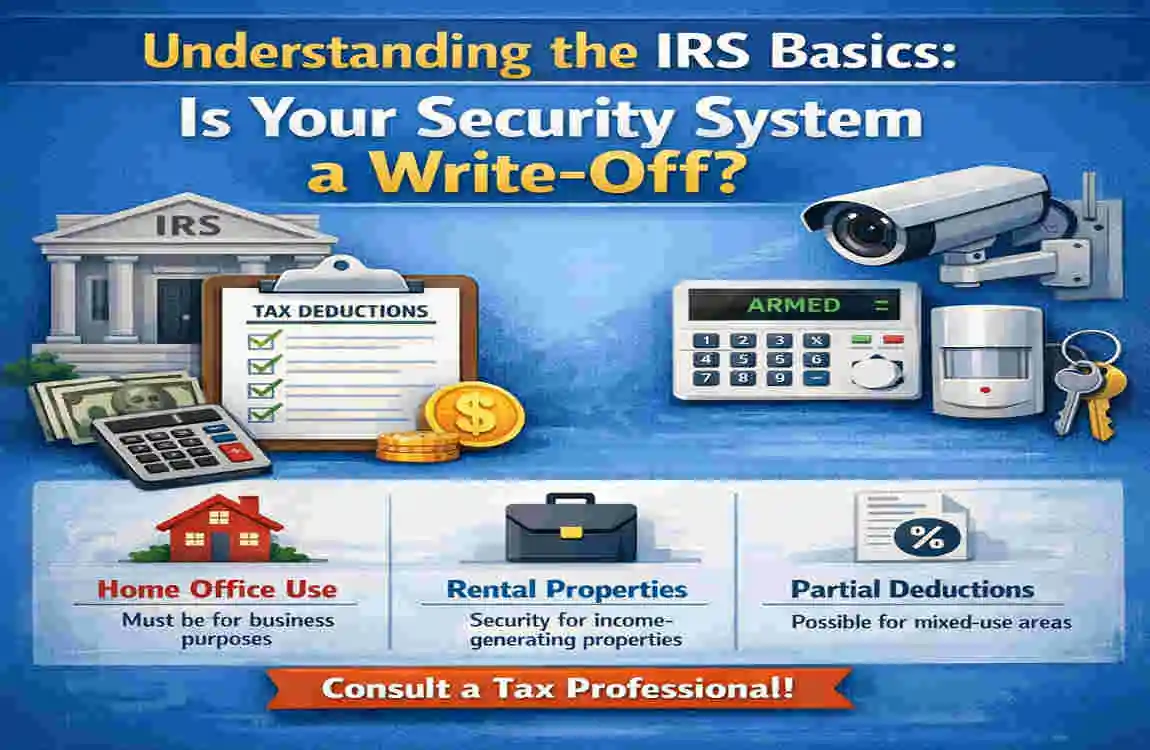 Are Home Security Systems Tax Deductible? Guide to Smart Home & Business Deductions