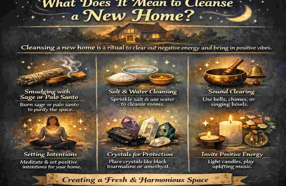 how to cleanse your new home