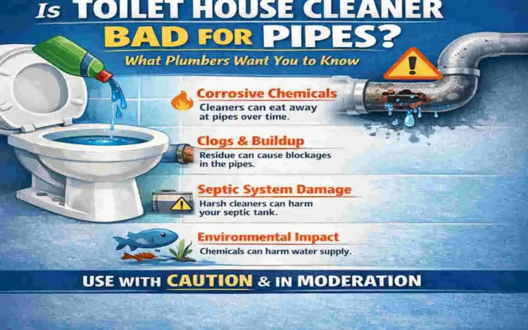 is toilet cleaner bad for pipes