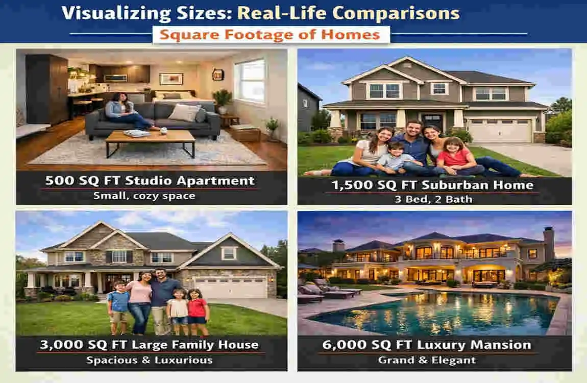 how big is square feet house