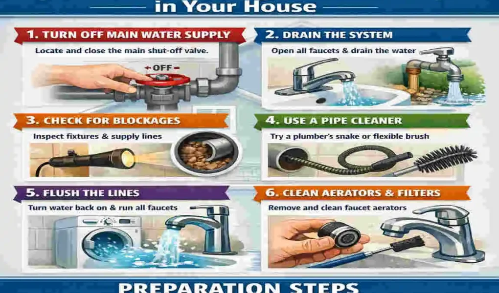 How to Unclog Water Lines in House: Fast DIY Fixes for Low Pressure & Backups