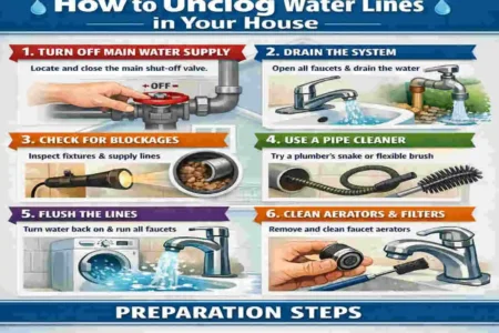 How to Unclog Water Lines in House: Fast DIY Fixes for Low Pressure & Backups