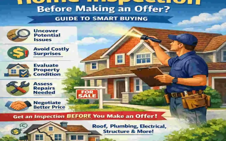 can you do a home inspection before making an offer