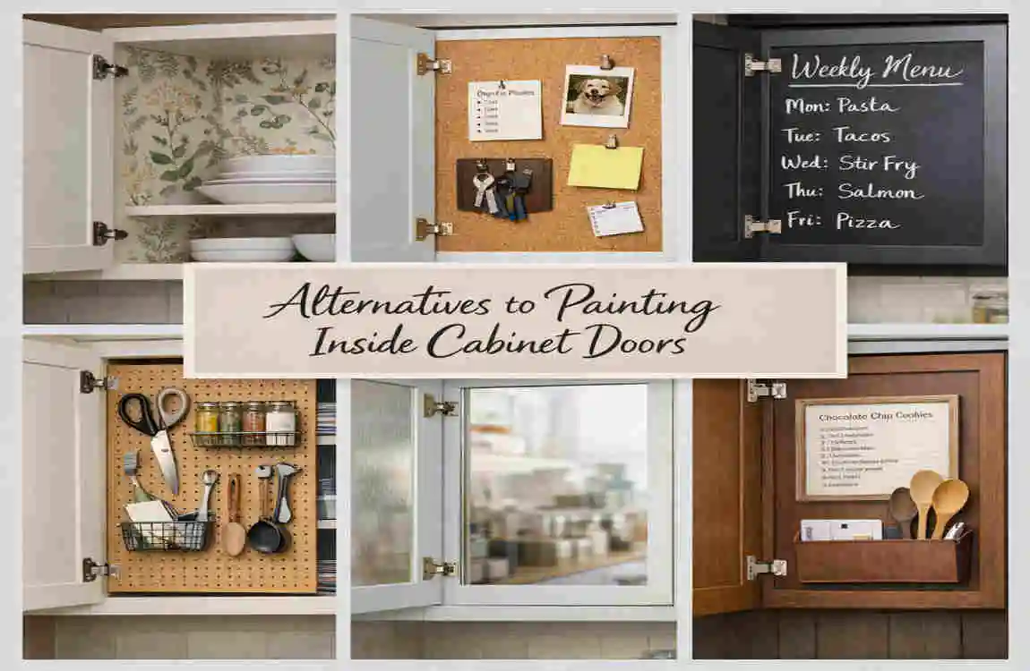 do you paint the inside of cabinets doors