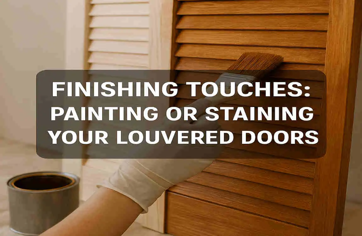 How to Sand Louvered Doors for a Beautiful Home Finish