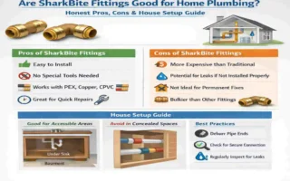 Are SharkBite Fittings Good for Home Plumbing? Honest Pros, Cons & House Setup Guide