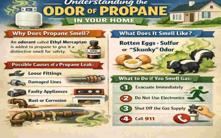 what does propane smell like in a house