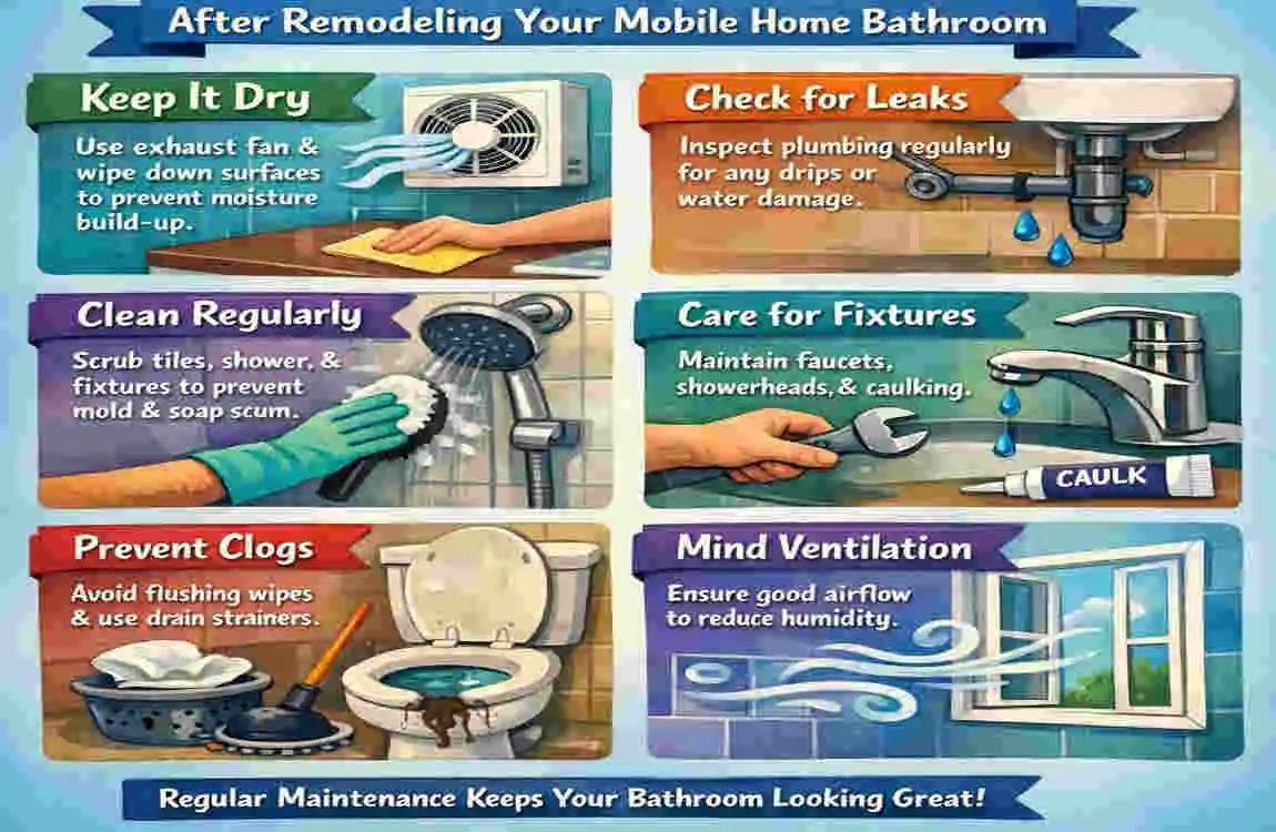 how to remodel a bathroom in a mobile home
