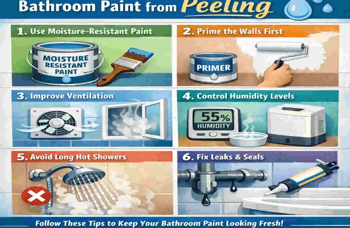 why is the paint in my bathroom peeling