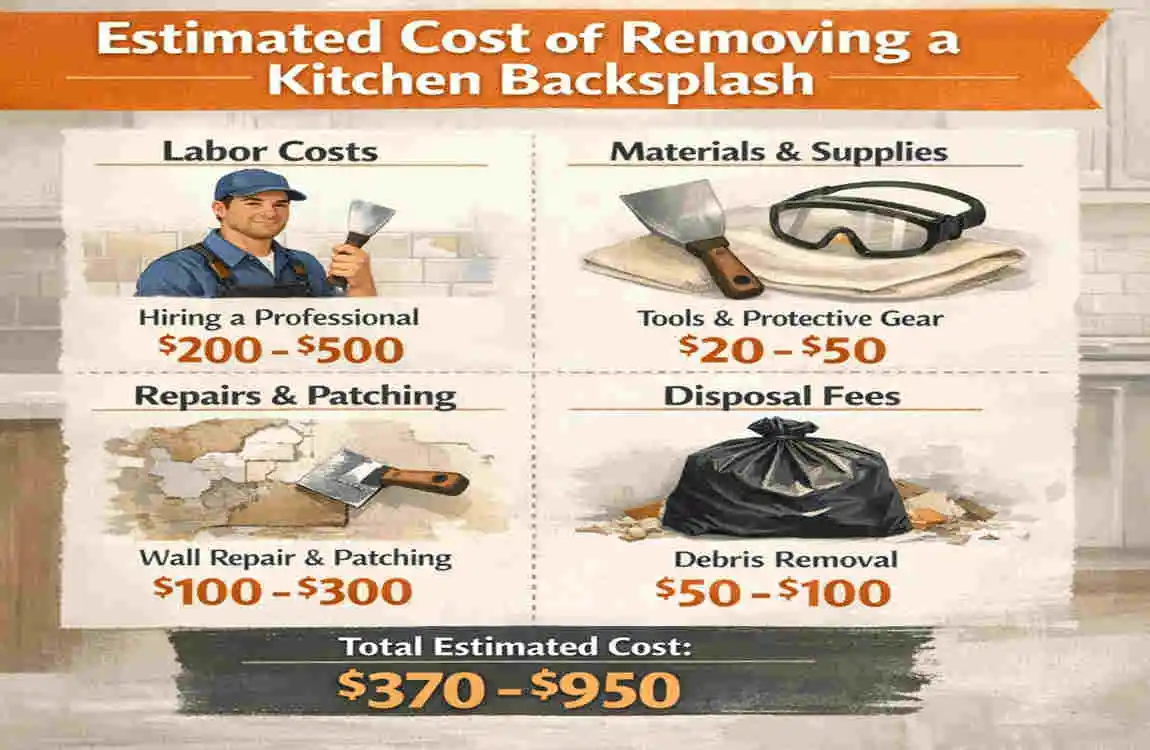 how to remove backsplash from kitchen