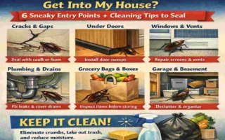How Cockroaches Sneak Into Your House