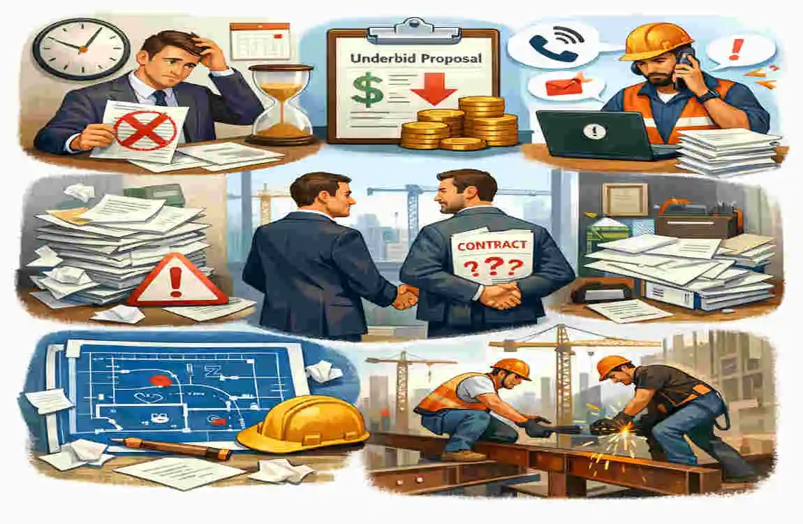 how to get construction contracts
