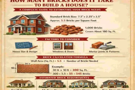 how many bricks does it take to build a house