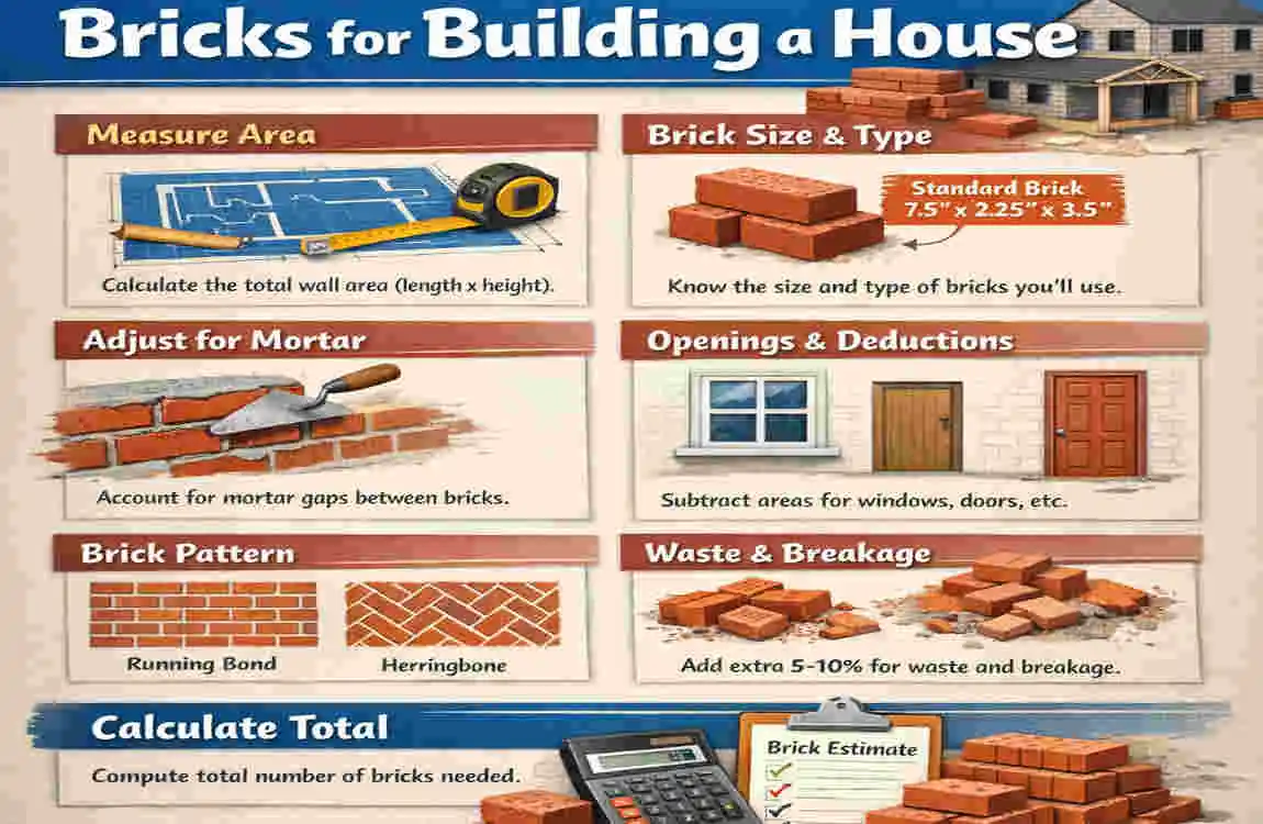 how many bricks does it take to build a house