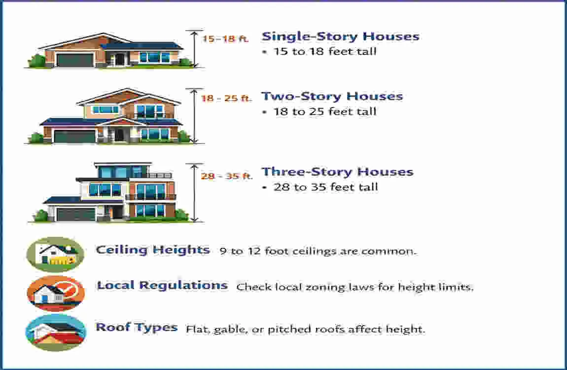 How High Is a House in Feet?