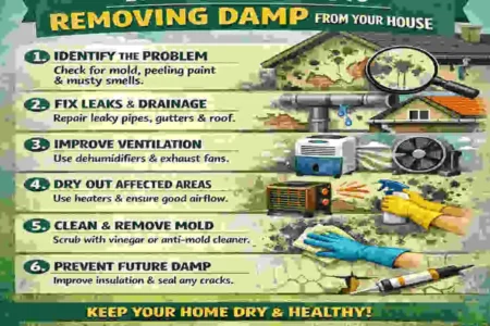 how to get rid of damp in house