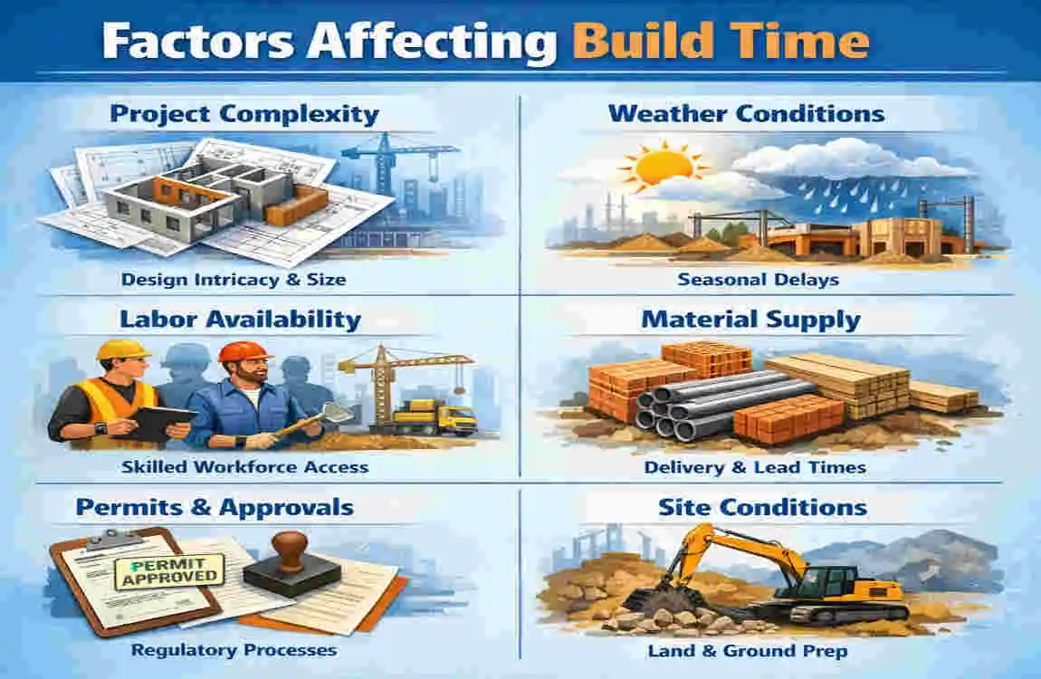 how long does it take to build a house uk