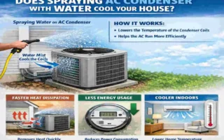 Does Spraying AC Condenser with Water Cool Your House?
