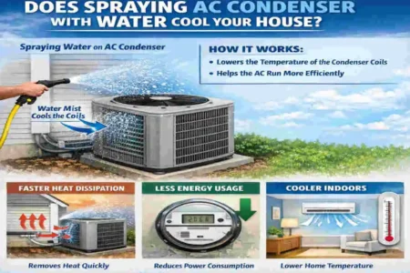 Does Spraying AC Condenser with Water Cool Your House?