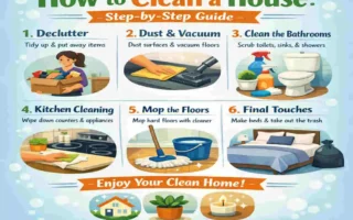 how to clean a house
