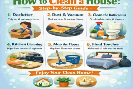 how to clean a house