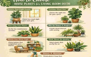which house plants decor for living room