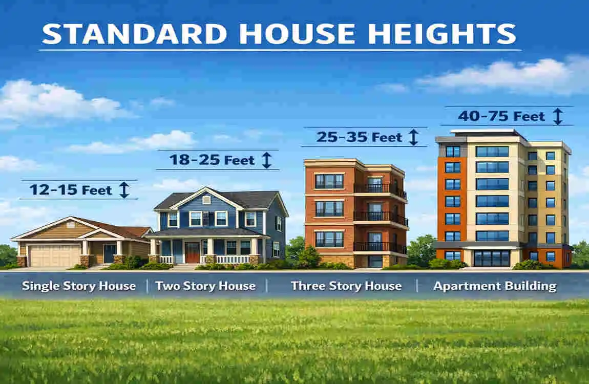 How High Is a House in Feet?