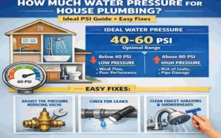 how much water pressure for house plumbing