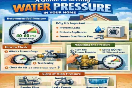 how much water pressure for house plumbing