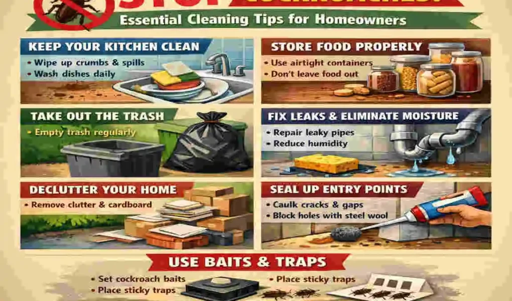 How Cockroaches Sneak Into Your House
