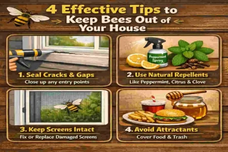 how are bees getting into my house and cleaning tip