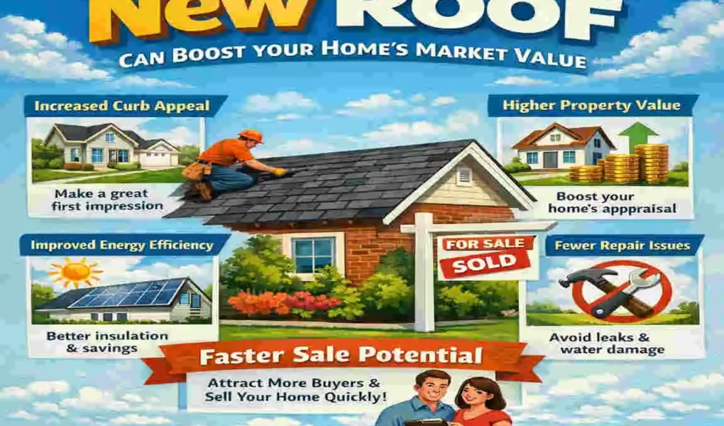 does a new roof add value to your home