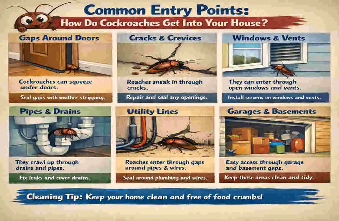 How Cockroaches Sneak Into Your House: Top Cleaning Tips