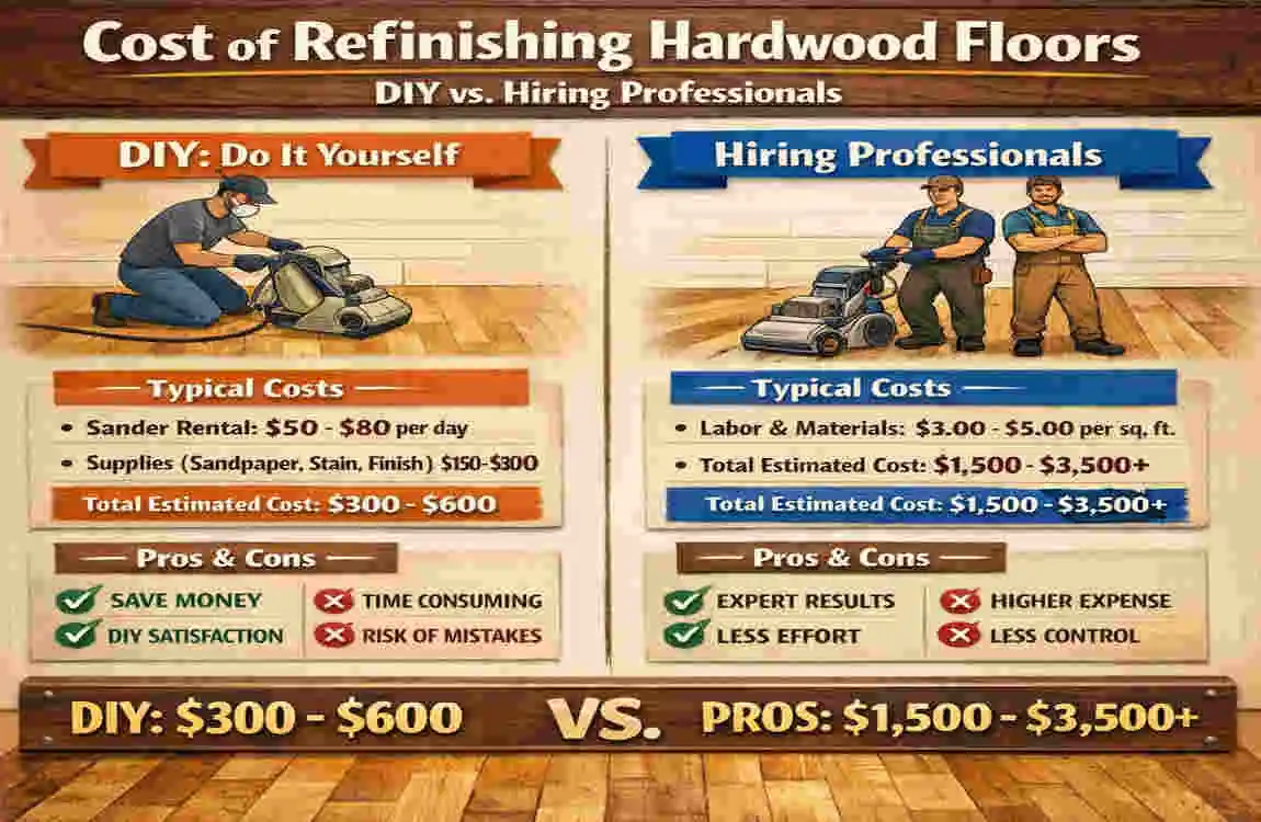 how to refinish floors while living in house