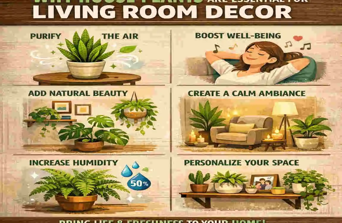 which house plants decor for living room