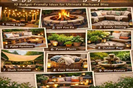 How to Create a Cozy Outdoor Living Space: 10 Budget-Friendly Ideas for Ultimate Backyard Bliss