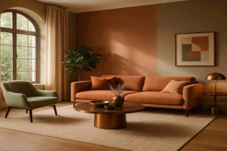 Top Color Trends for House Interior Design in 2025: Transform Your Home with Earthy Neutrals and Warm Metallics
