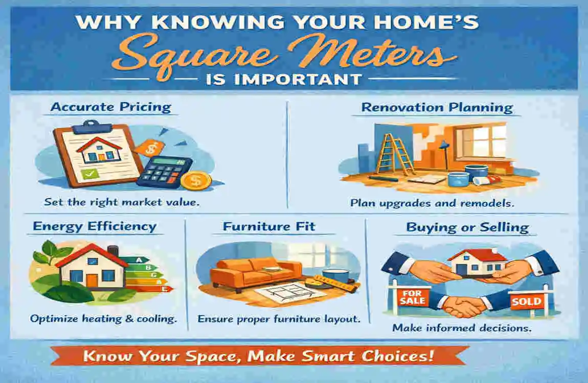 how to work out house square meters