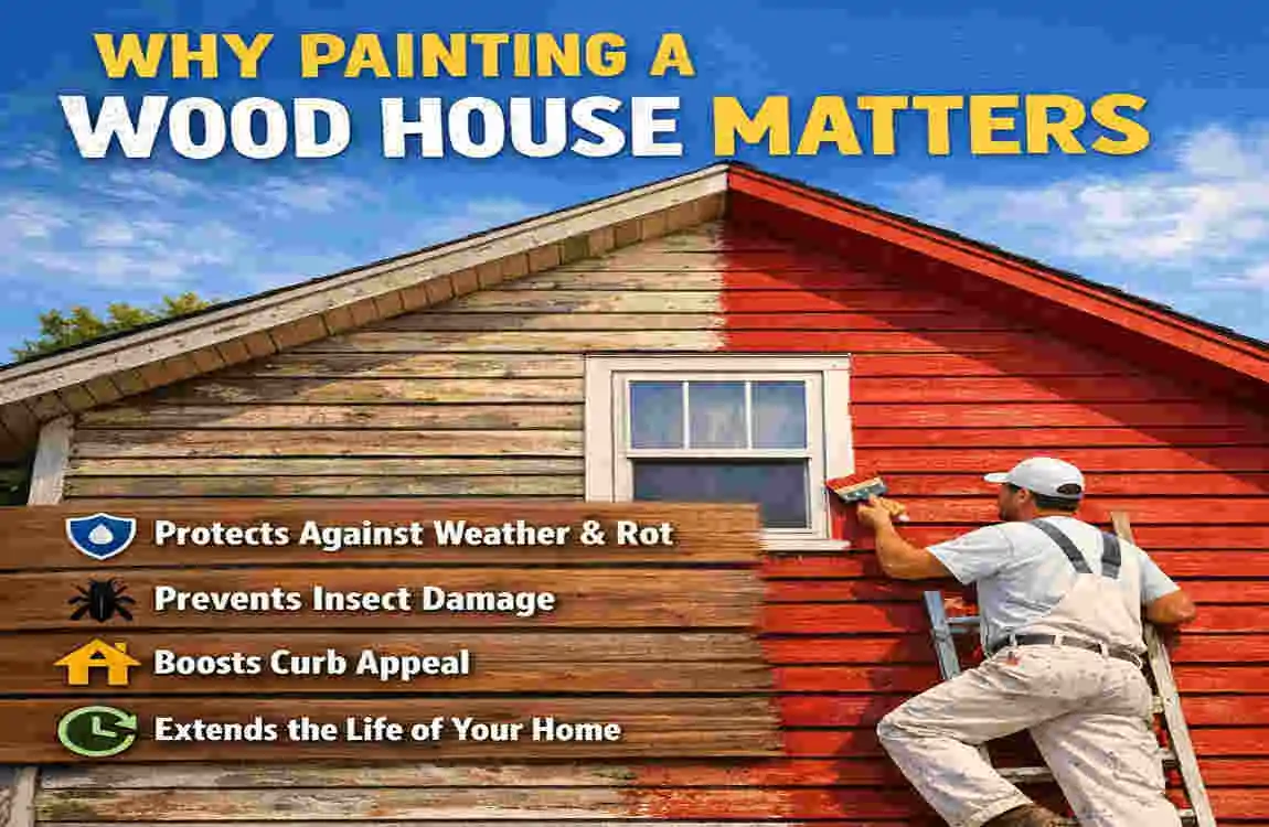 How to Paint a Wood House