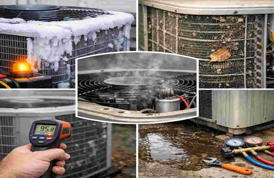 does spraying ac condenser with water help cool house