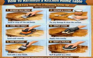 Refinish Kitchen Table