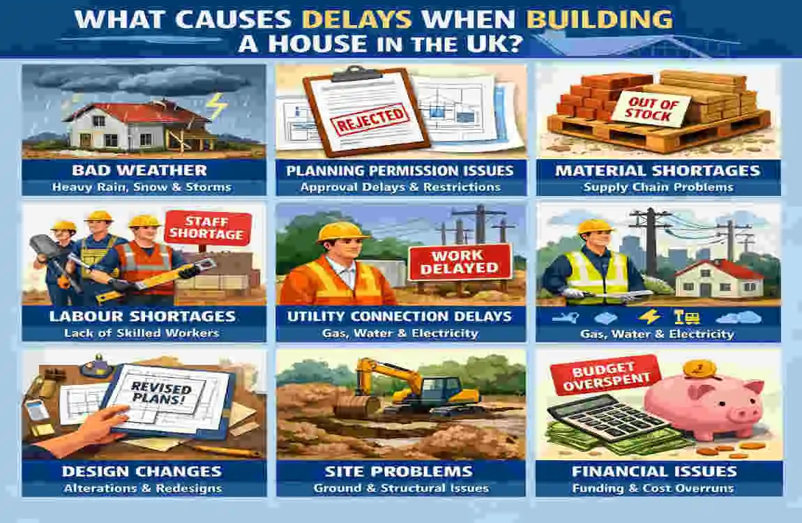 how long does it take to build a house uk