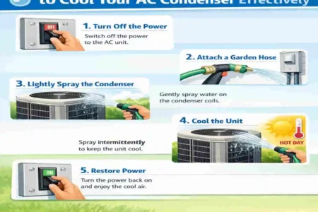 Does Spraying AC Condenser with Water Cool Your House?