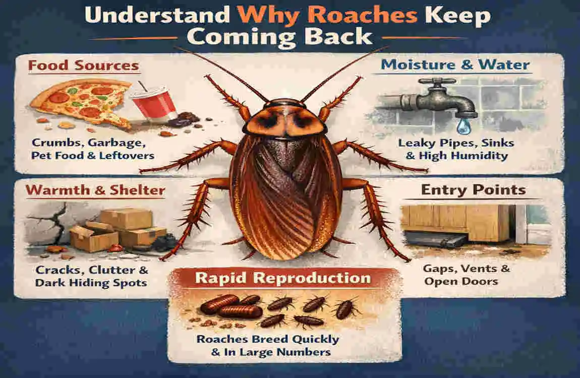 How do I permanently get rid of roaches in my house?