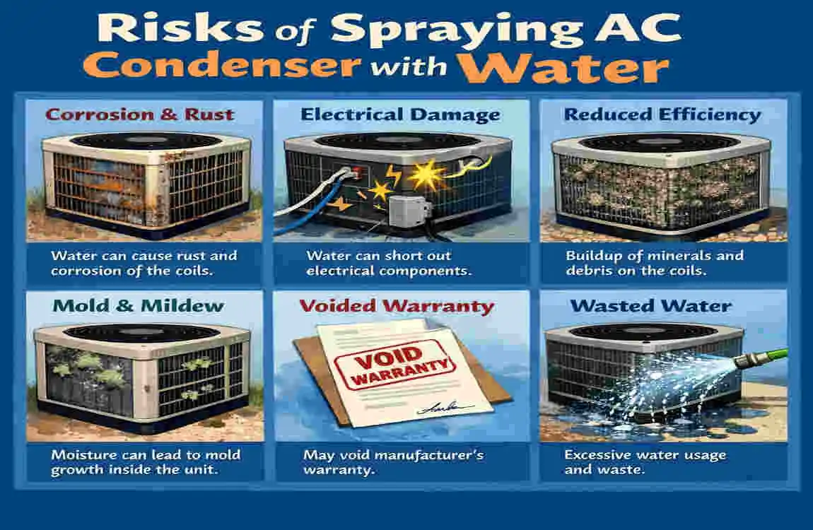 Does Spraying AC Condenser with Water Cool Your House?