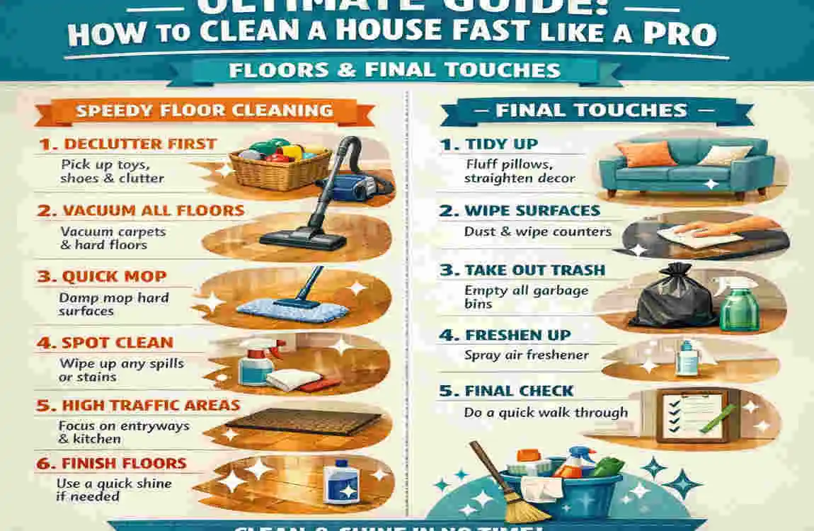 how to clean a house