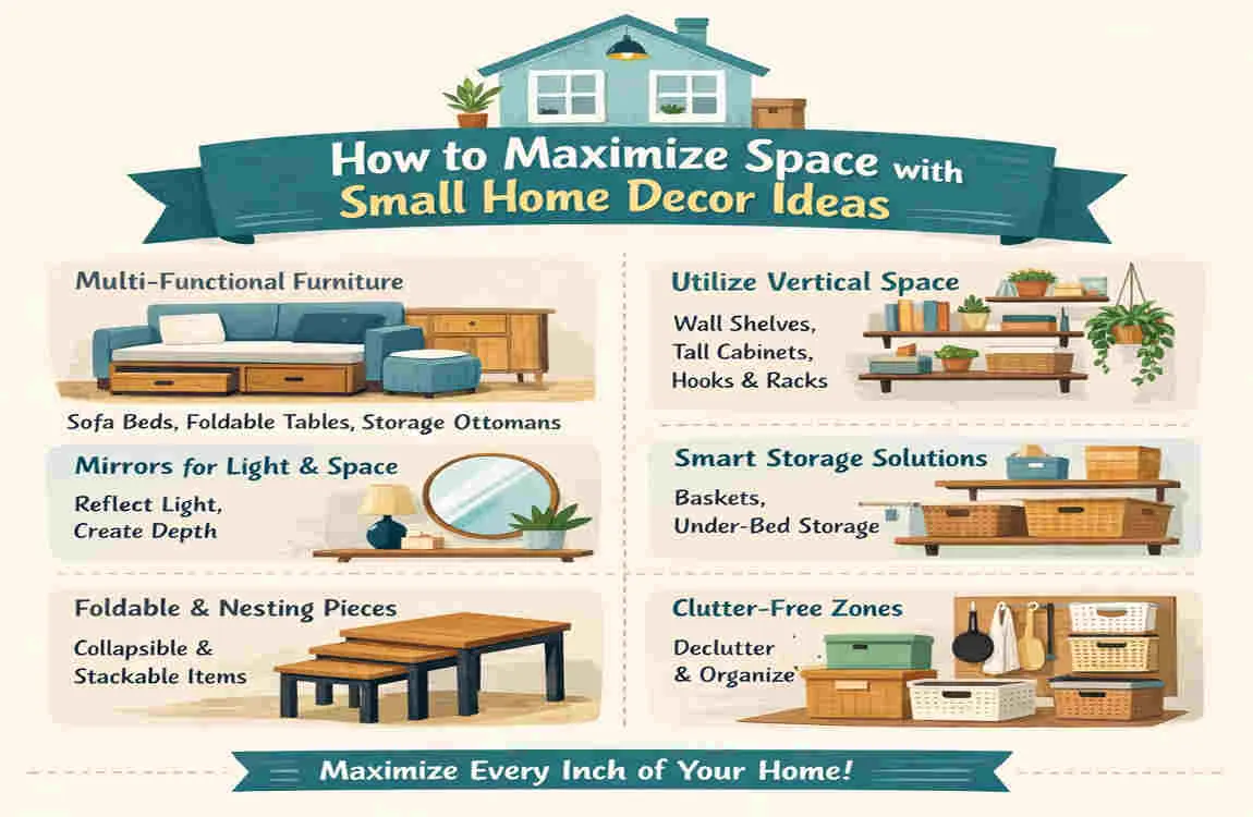 How to Maximize Space with Small Home Decor Ideas - home comfort experts