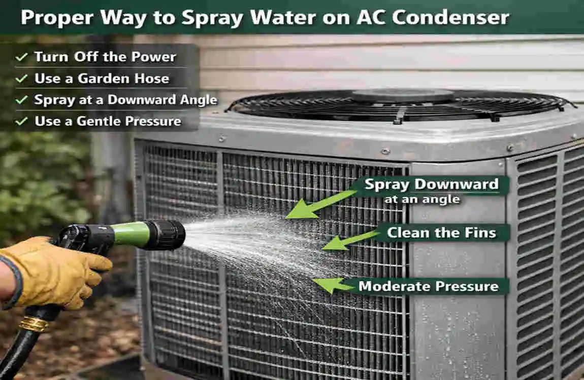 Does Spraying AC Condenser