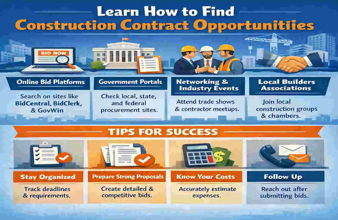 how to get construction contracts