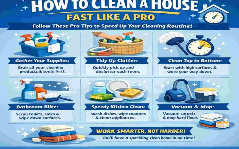 how to clean a house